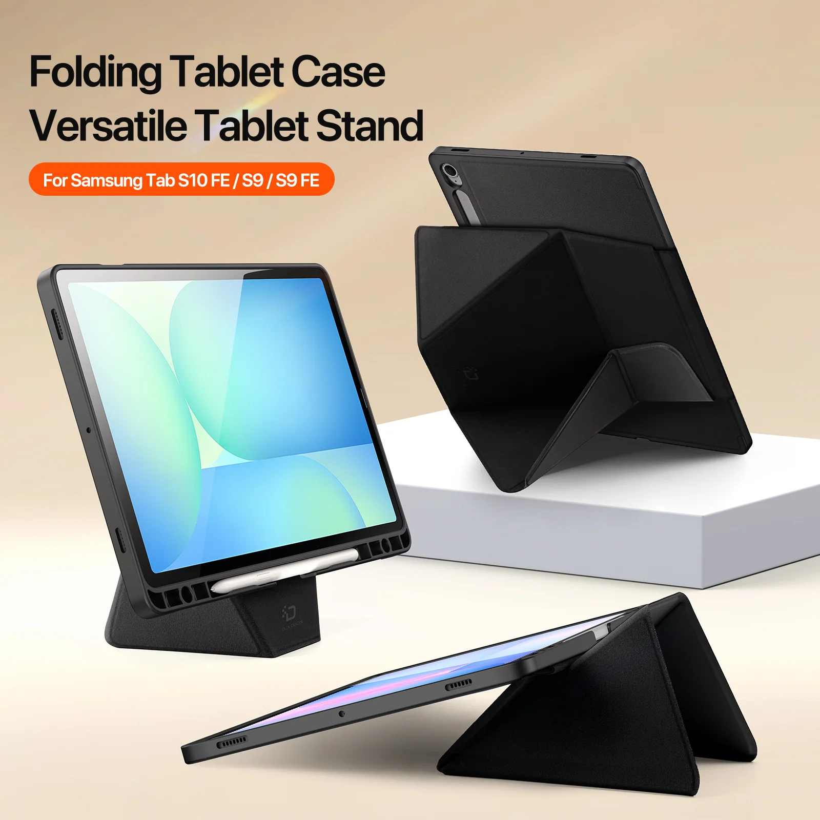 [With Pen Slot] Samsung Tab S11 11" 2025 Multi-angle Folding Flip Cover Case - Image 9