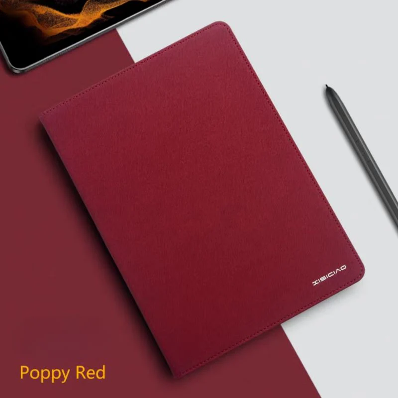 [With Pen Slot] Samsung Galaxy Tab S7 Plus & S8 Plus & S7 FE & S9 Plus & S9 FE Plus & S10 Plus 12.4" - Business Flip Leather Case - Image 3