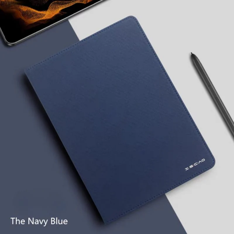 [With Pen Slot] Samsung Galaxy Tab S7 Plus & S8 Plus & S7 FE & S9 Plus & S9 FE Plus & S10 Plus 12.4" - Business Flip Leather Case - Image 4