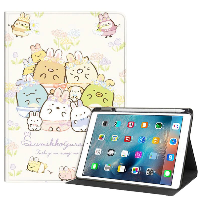 [With Pen Slot] Vivo Pad 2 12.1" 2023 - Full Cover Cartoon Flip Cover Soft Case - Image 10