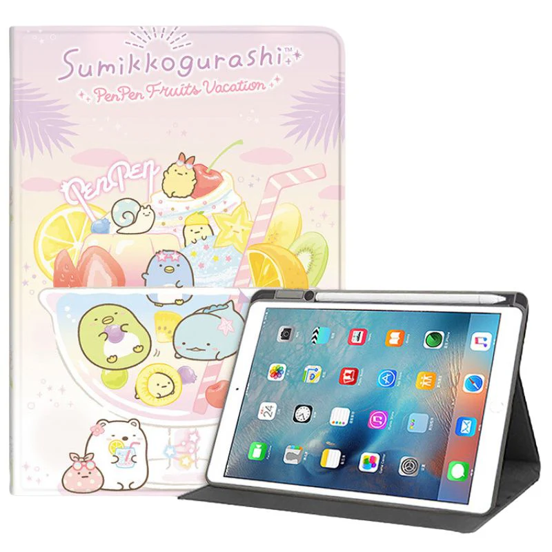 [With Pen Slot] Vivo Pad 2 12.1" 2023 - Full Cover Cartoon Flip Cover Soft Case - Image 9