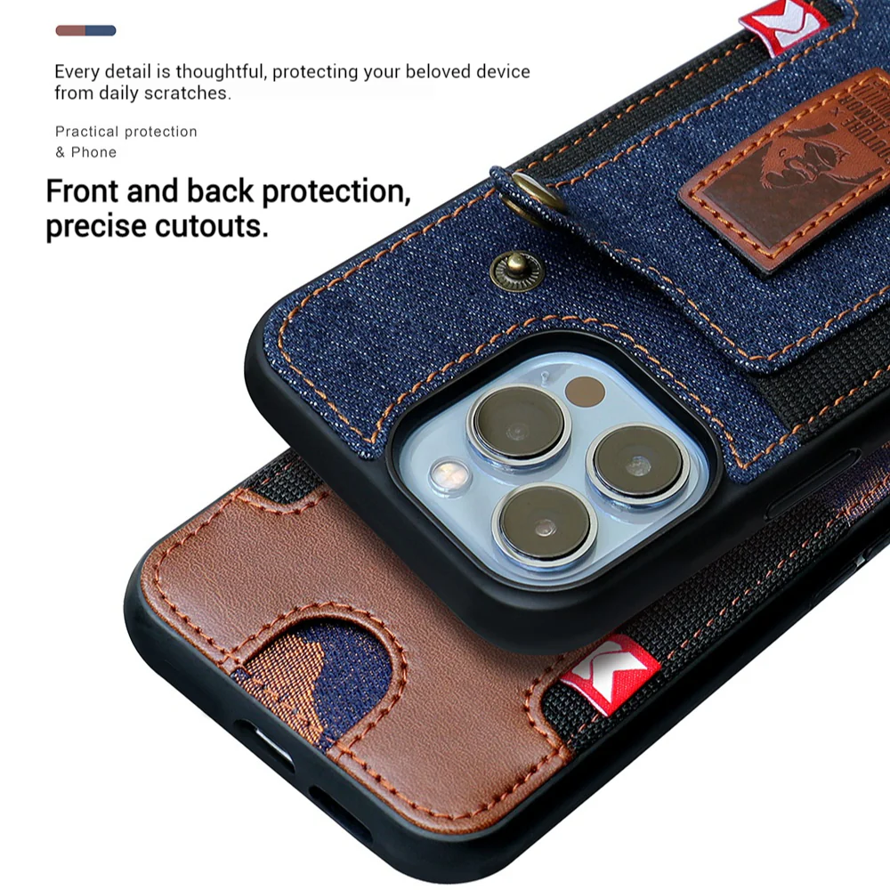 [With Pocket Strap][With Card Slot] Apple iPhone 14/Pro/Plus/Pro Max Carving Plating Full-Protection Shockproof Fashion-Forward Series Case - Image 5
