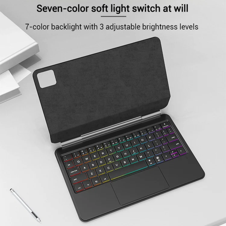 [With RGB Backlight] Xiaomi Mi Pad 6/Pro 11’’ 2023 Smart Floating Magnetic Bluetooth Keyboard Touchpad Case - Image 13