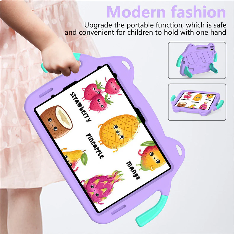 [With Shoulder Strap] Samsung Tab A9 Plus 11" 2023 Kid EVA Shockproof Stand Case - Image 10
