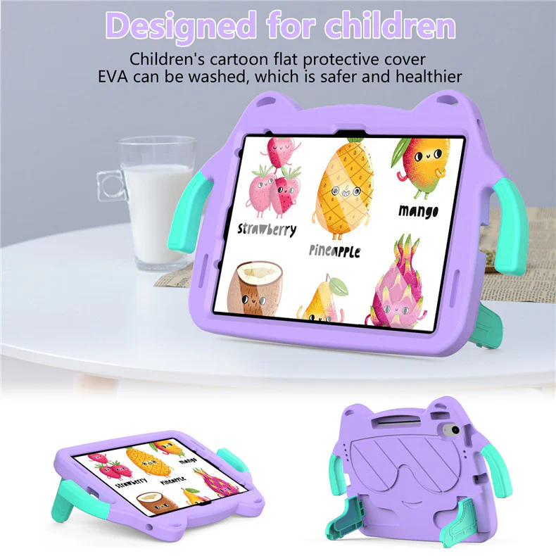 [With Shoulder Strap] Samsung Tab A9 Plus 11" 2023 Kid EVA Shockproof Stand Case - Image 3