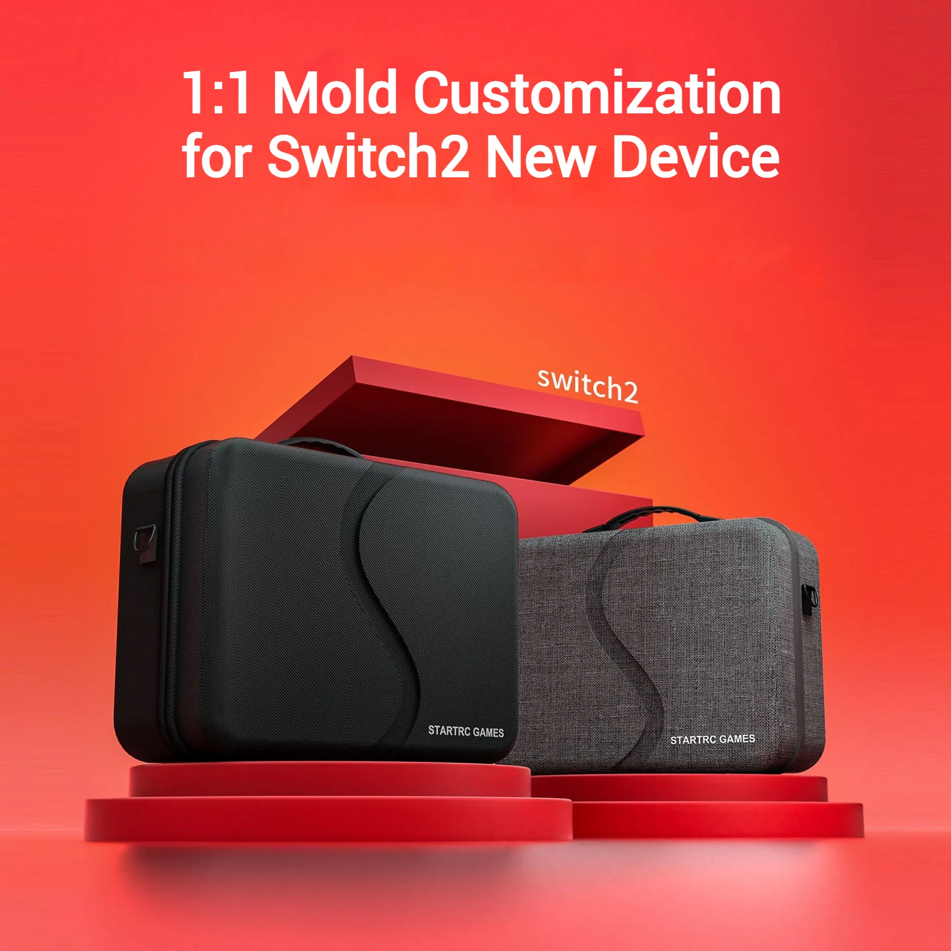 [With Shoulder Strap] Nintendo Switch 2 (2025) Heavy Duty Waterproof All-in-one Multifunction Durable Carry Box Travel Storage Suitcase - Image 6