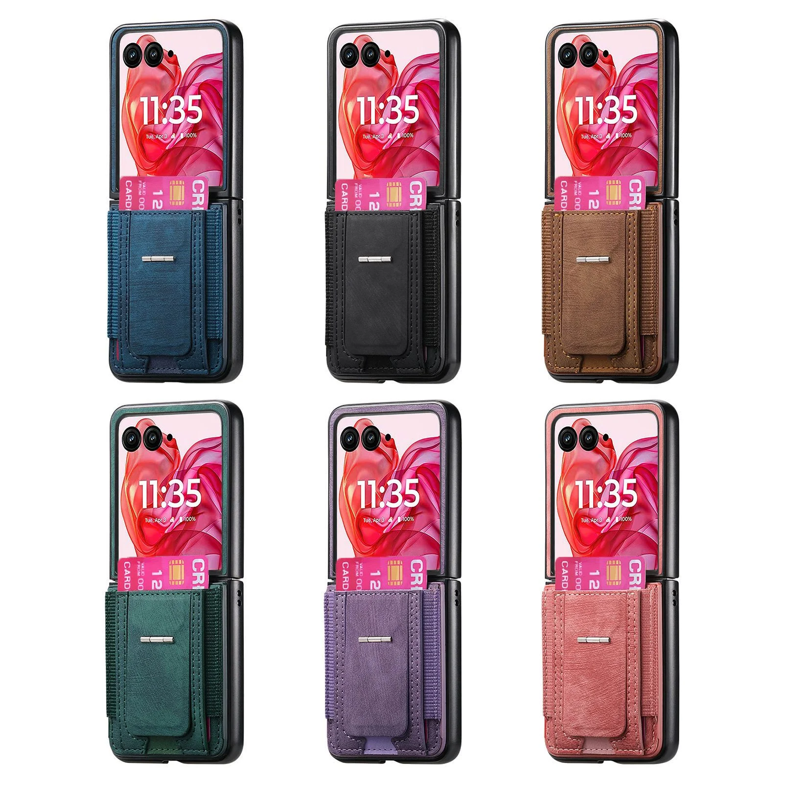 [With Stand] Motorola Moto Razr 40/Ultra Anti-drop Protective Flip Case - Image 15