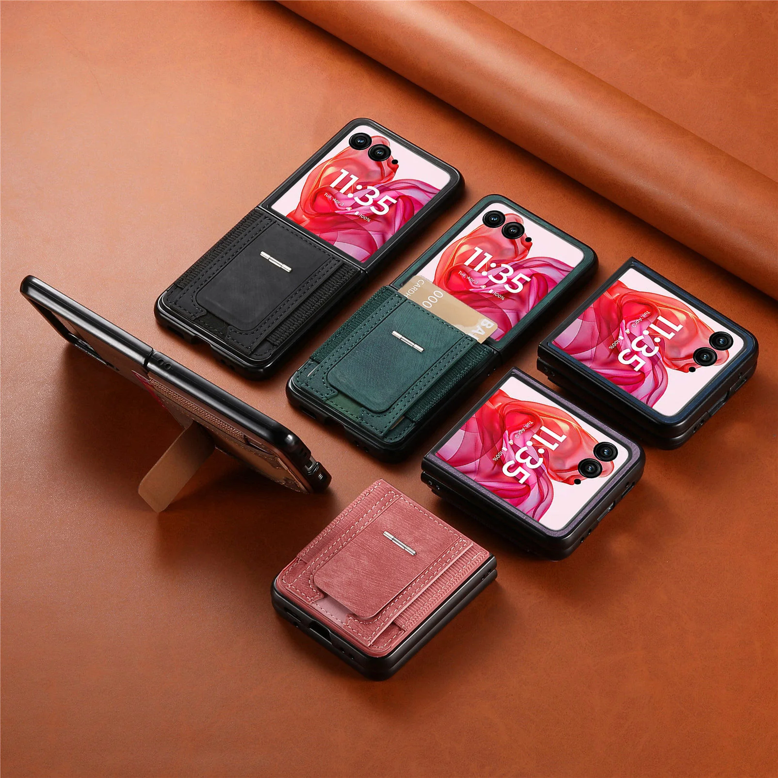 [With Stand] Motorola Moto Razr 40/Ultra Anti-drop Protective Flip Case - Image 16