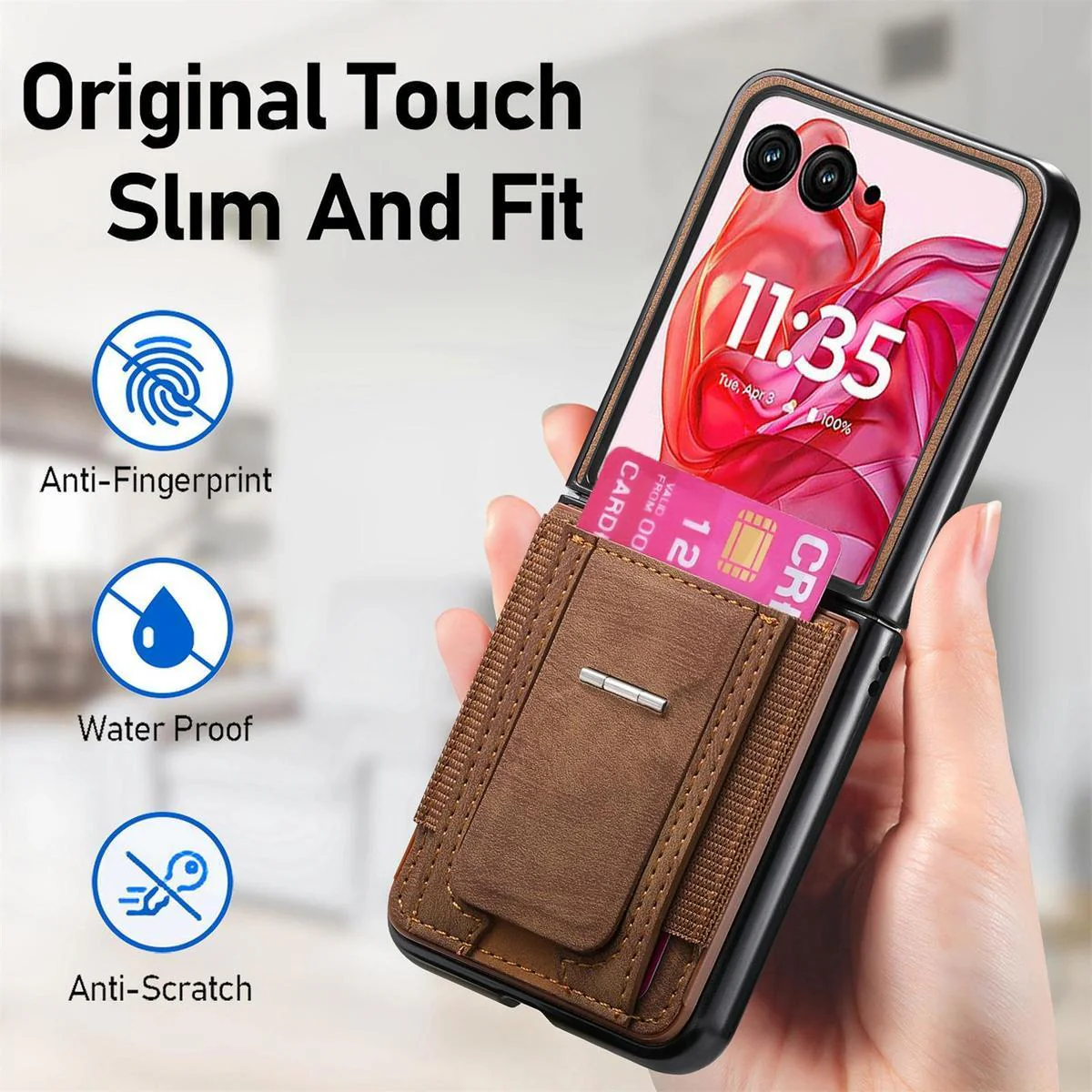 [With Stand] Motorola Moto Razr 40/Ultra Anti-drop Protective Flip Case - Image 6