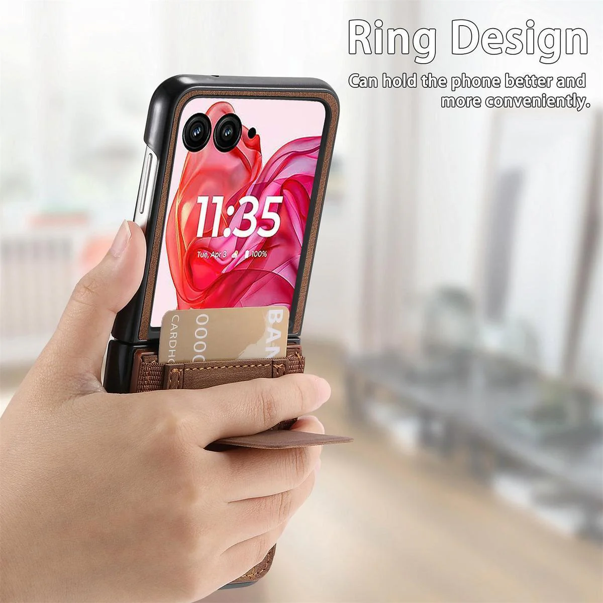[With Stand] Motorola Moto Razr 40/Ultra Anti-drop Protective Flip Case - Image 7