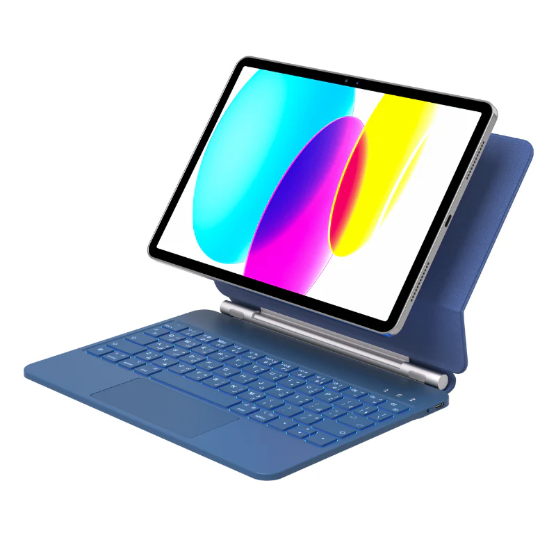 [With Touchpad][Magic Keyboard] Apple iPad Pro 11-inch M4/M5 (2024/2025) Smart Multi-Touch Trackpad Magnetic Wireless Keyboard Case With RGB Backlit - Image 25