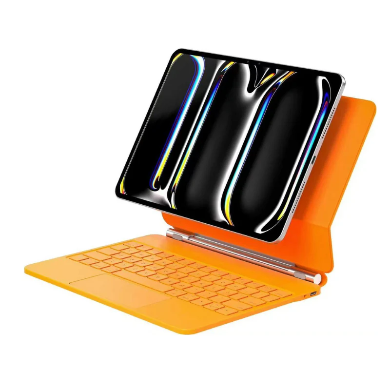 [With Touchpad][Magic Keyboard] Apple iPad Pro 11-inch M4/M5 (2024/2025) Smart Multi-Touch Trackpad Magnetic Wireless Keyboard Case With RGB Backlit - Image 26