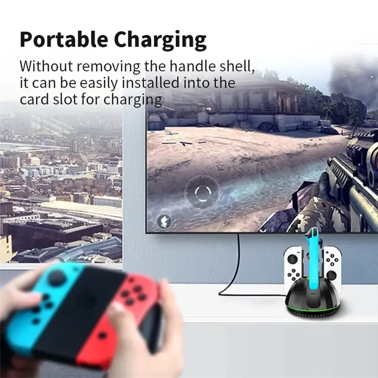 Xbox Game Controller Battery Charging Base Station with 4 x 1100mAh Batteries - Image 11