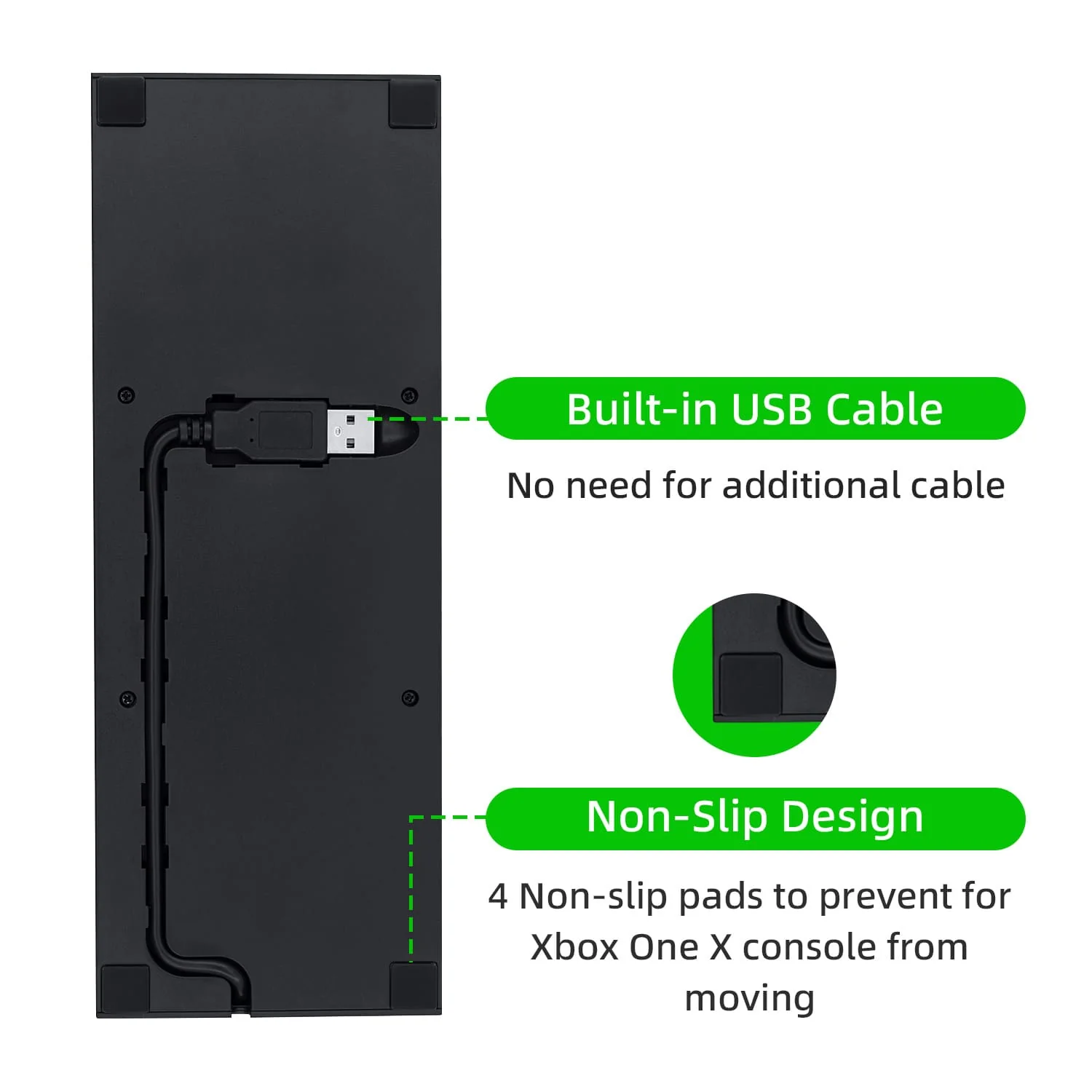 Xbox One X Vertical Cooling Stand with 3 Fans and 3 USB Ports - Image 7