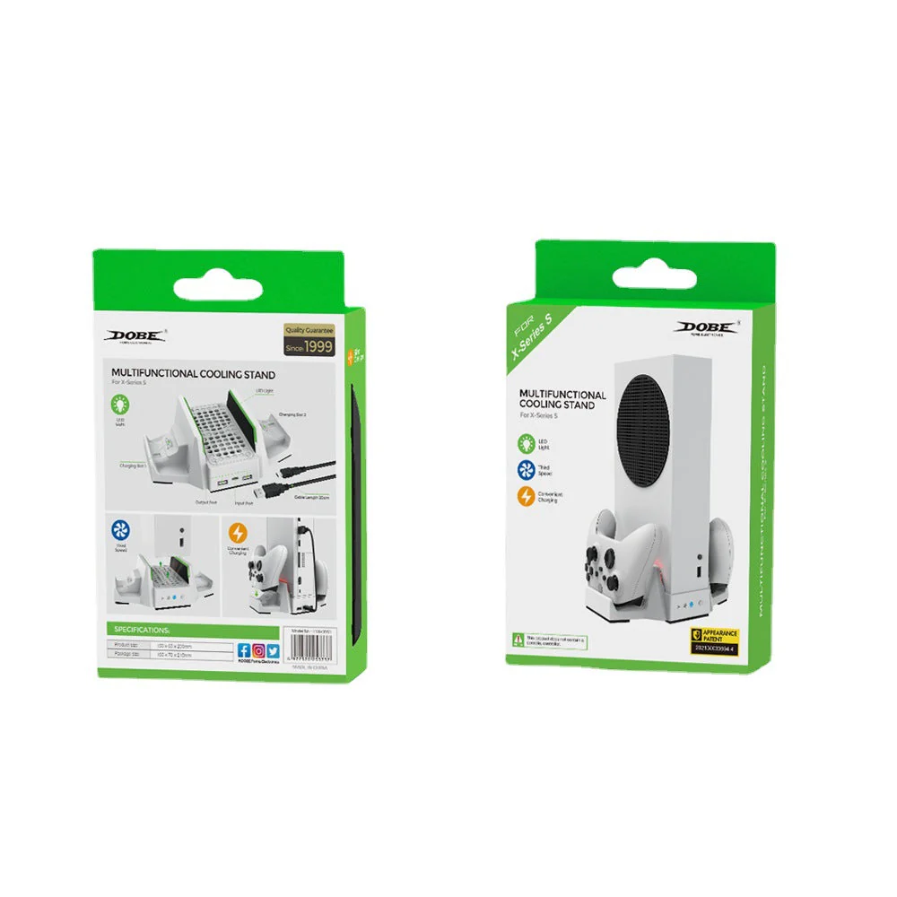 Xbox Series S - Cooling Fan Charging Vertical Stand Dual Controller Charging Base - Image 8