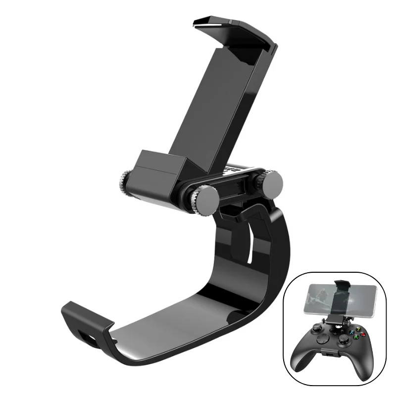 Xbox Series S/Series X/Xbox One/Elite 2 Game Controller Adjustable Gamepad Phone Holder Clip Bracket