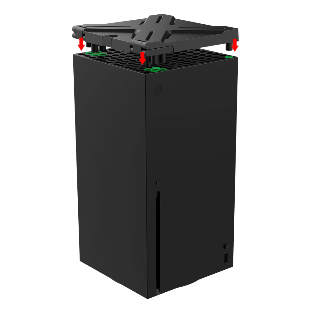 Xbox Series X Game Console Dust-Proof Protector Cover with Headset Holder