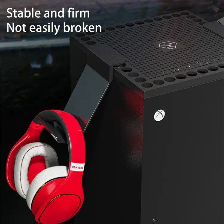 Xbox Series X Host Multifunction Heat Dissipation Dust Cover Game Controller Hanger Headphone Holder Bracket - Image 4