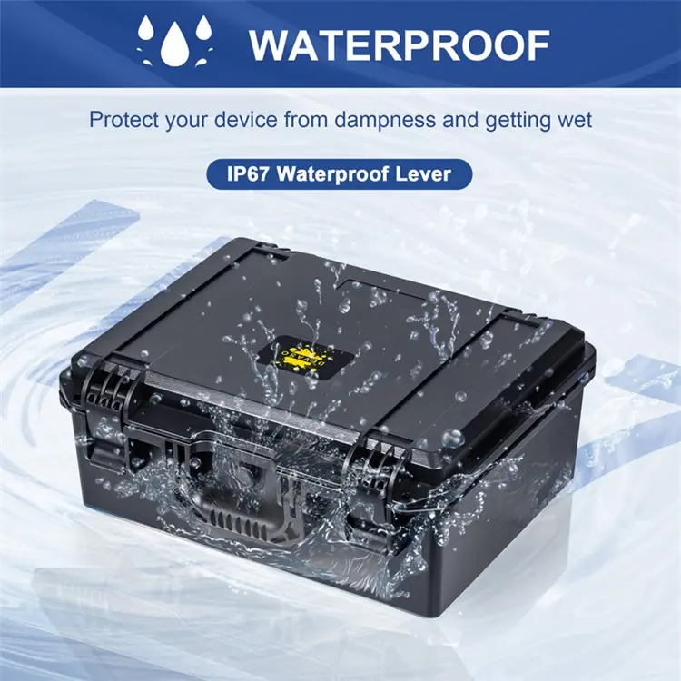 Xbox Series X Portable Heavy Duty Anti-Shock Storage Box Waterproof Carrying Box Suitcase - Image 6