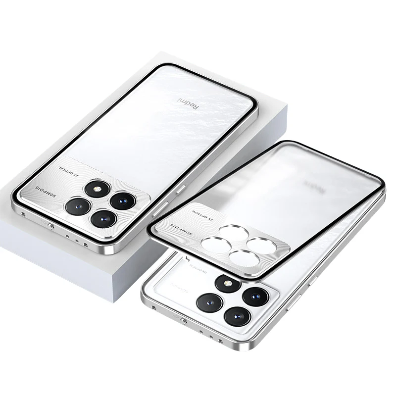 Xiaomi Redmi K70/Pro/E Metal Frame Matte Shockproof Phone Case with Snap Lock - Image 10