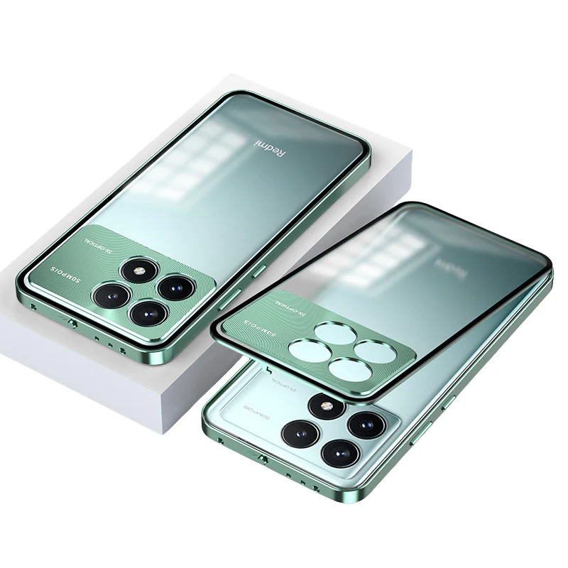 Xiaomi Redmi K70/Pro/E Metal Frame Matte Shockproof Phone Case with Snap Lock - Image 7
