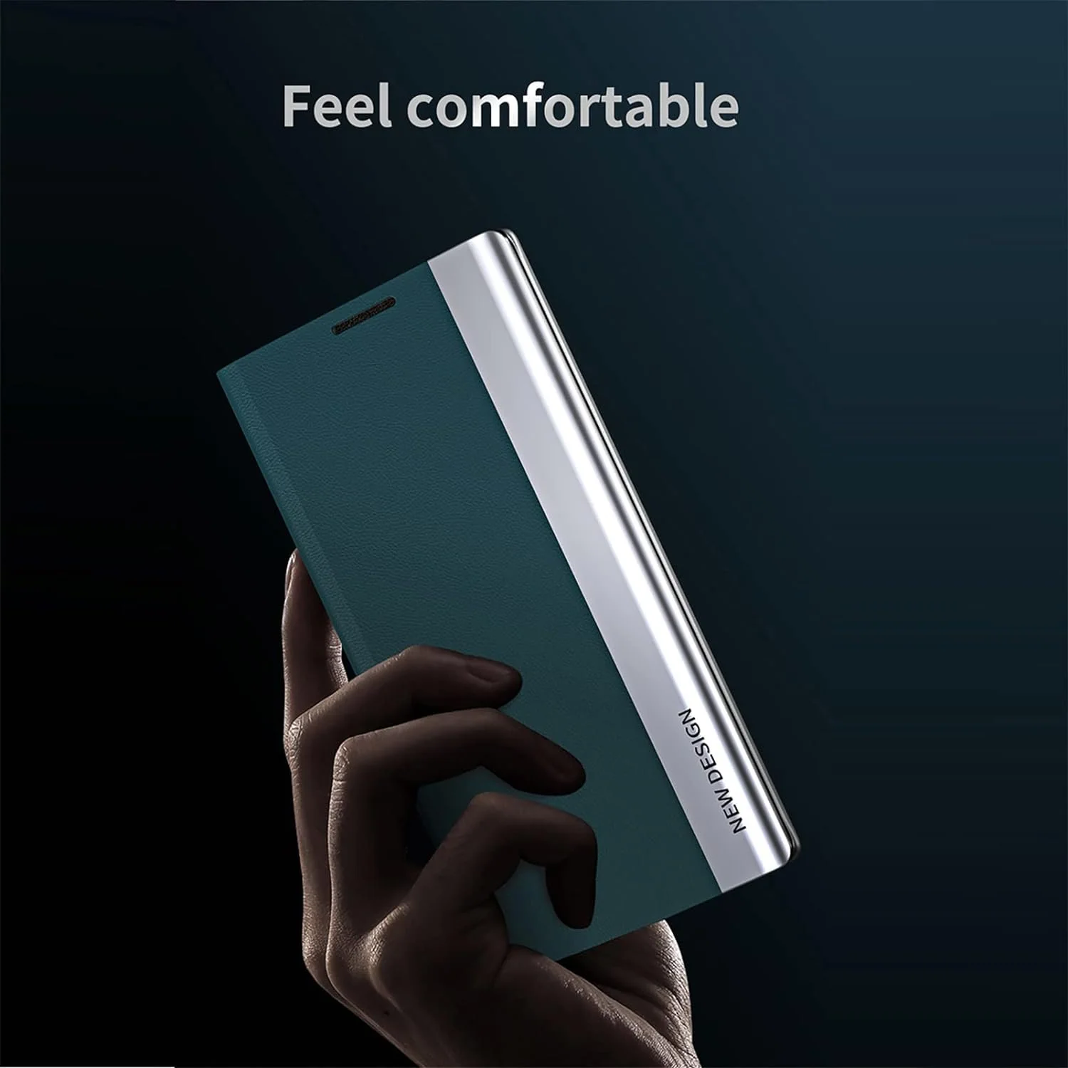 Xiaomi Redmi Note 13 5G/Pro 5G/Pro+ Ultra-thin Premium Minimalist Folding Genuine Leather Series Case - Image 6
