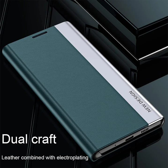 Xiaomi Redmi Note 13 5G/Pro 5G/Pro+ Ultra-thin Premium Minimalist Folding Genuine Leather Series Case - Image 7
