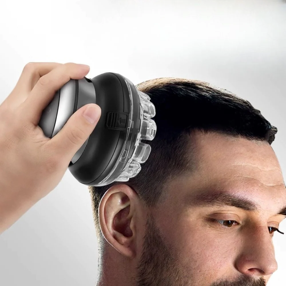 [YUE KE] Self Haircut Kit - Mushroom-Style 360° Cordless Clipper for Buzz Cut, Crew Cut & Bald Look - Image 6