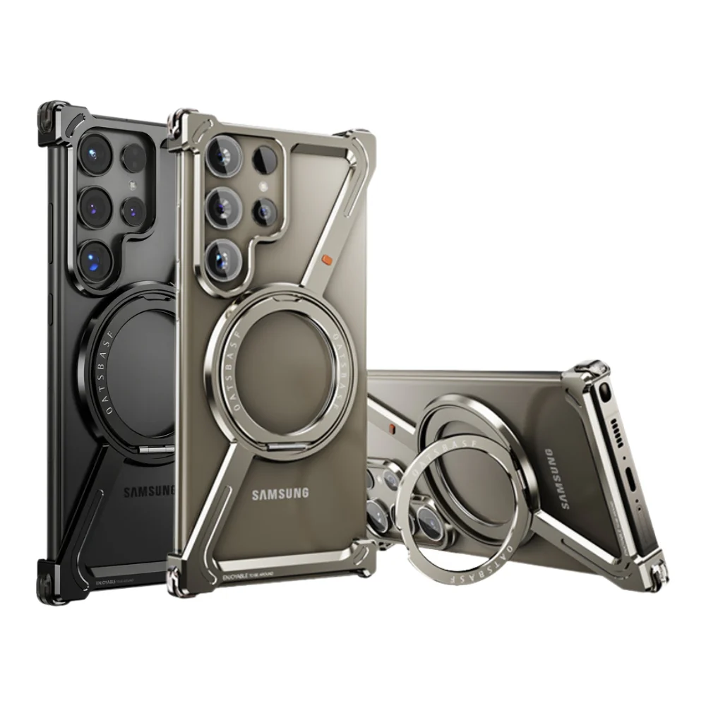 [Z-type metal bracket shell] Samsung Galaxy S24 Plus/Ultra - Magsafe Magnetic Phone Case