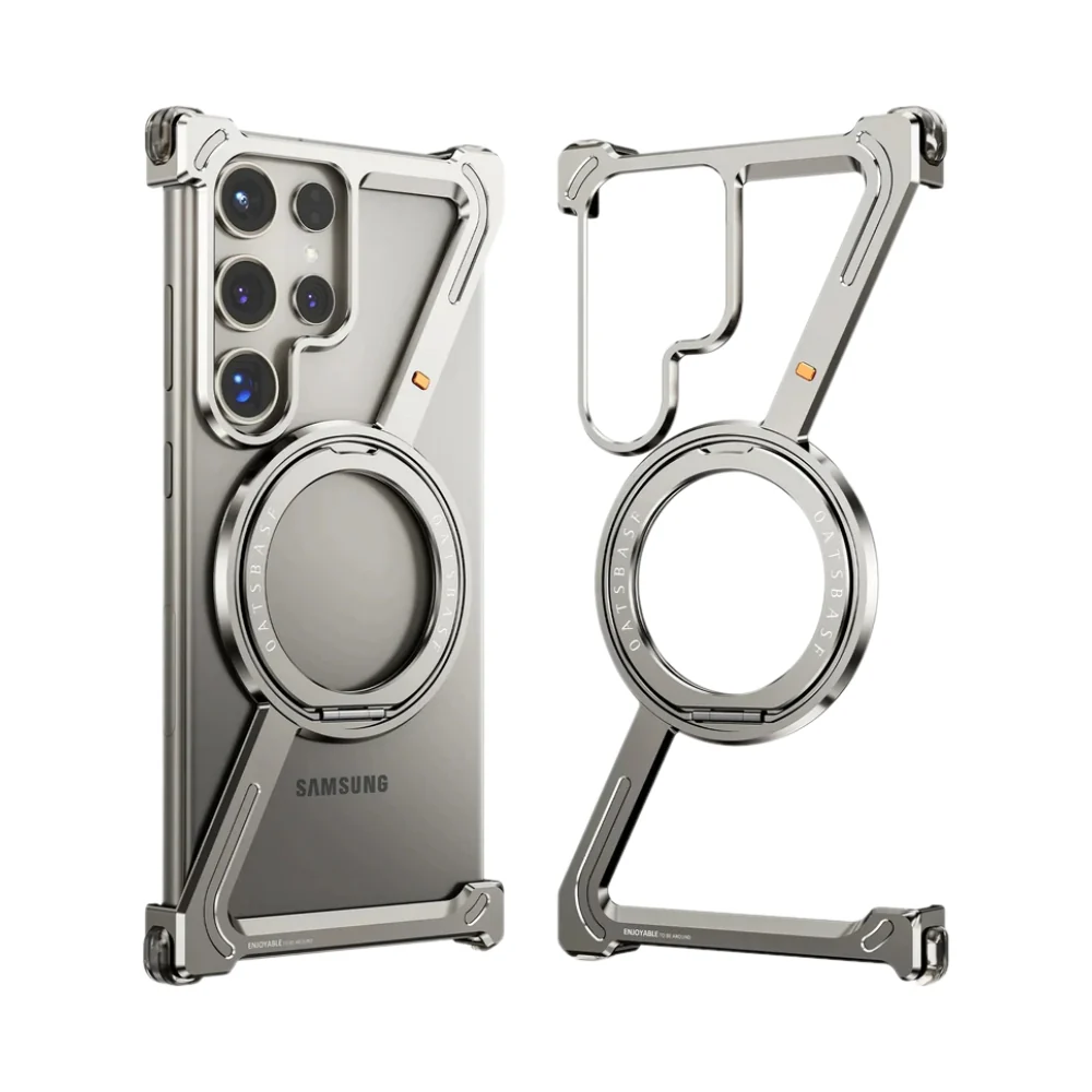 [Z-type metal bracket shell] Samsung Galaxy S24 Plus/Ultra - Magsafe Magnetic Phone Case - Image 2