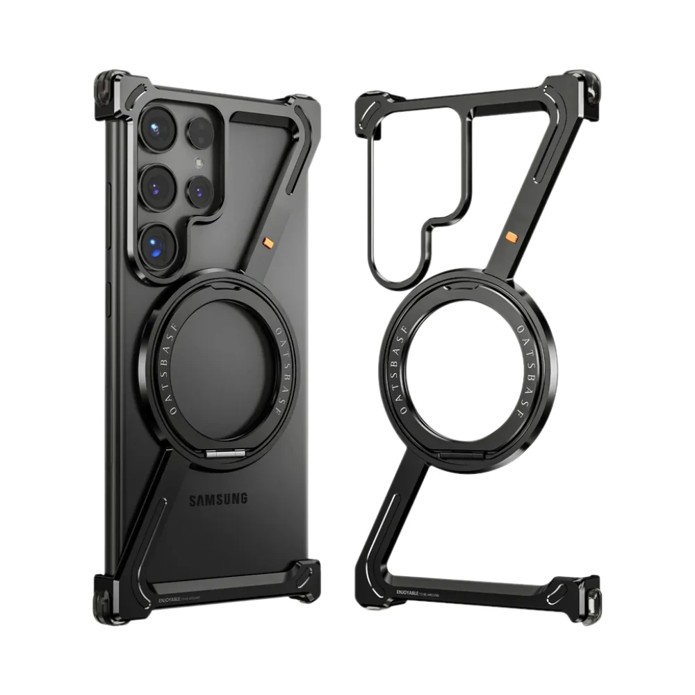 [Z-type metal bracket shell] Samsung Galaxy S24 Plus/Ultra - Magsafe Magnetic Phone Case - Image 3
