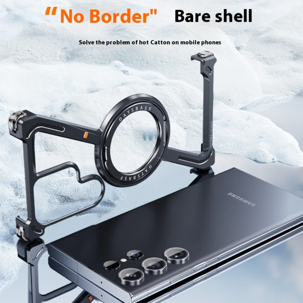[Z-type metal bracket shell] Samsung Galaxy S24 Plus/Ultra - Magsafe Magnetic Phone Case - Image 5