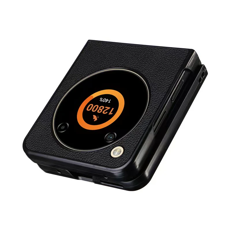 ZTE Nubia Flip Minimalist Shockproof Flip Genuine Leather Case - Image 2