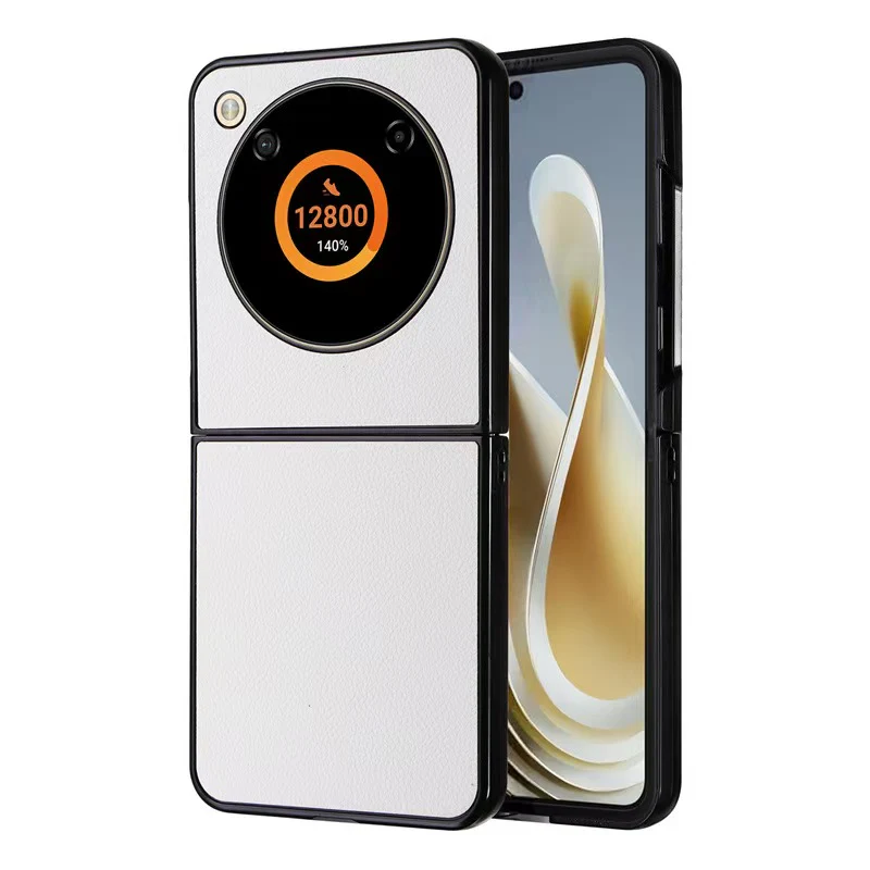 ZTE Nubia Flip Minimalist Shockproof Flip Genuine Leather Case - Image 5