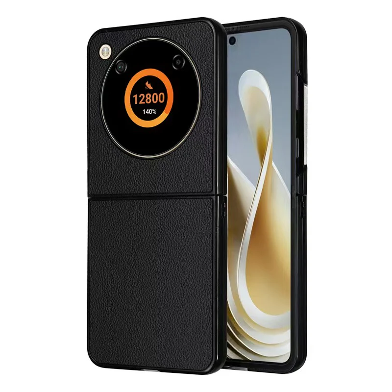 ZTE Nubia Flip Minimalist Shockproof Flip Genuine Leather Case - Image 6