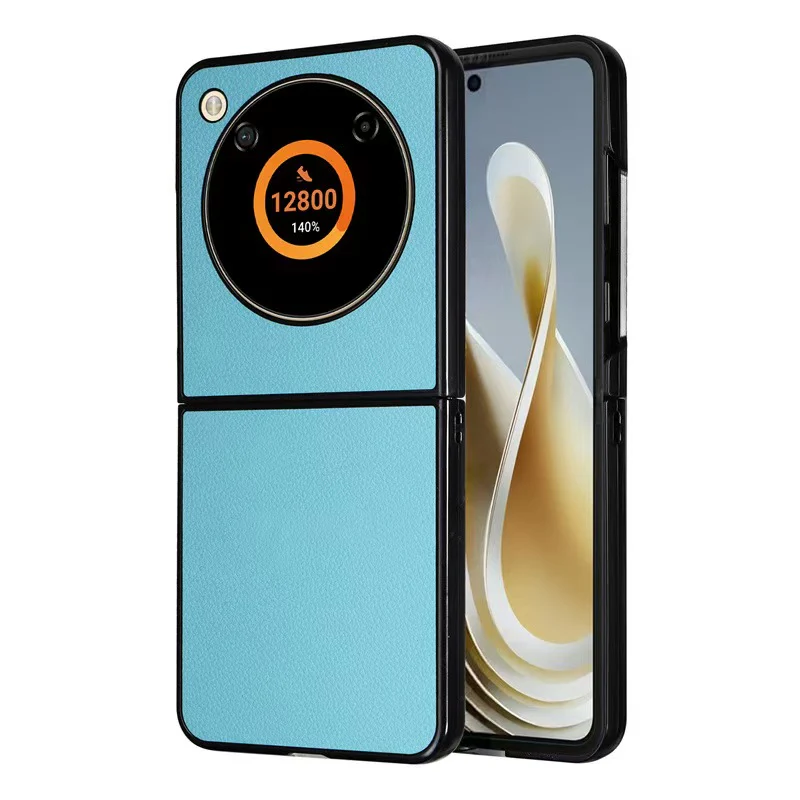 ZTE Nubia Flip Minimalist Shockproof Flip Genuine Leather Case - Image 9