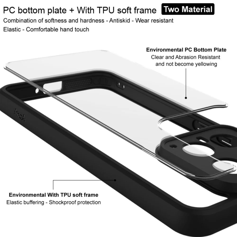 ZTE nubia Red Magic 9 Pro / 9 Pro Plus - imak UX-9A Series Four-corner Airbag Shockproof Phone Case - Image 3