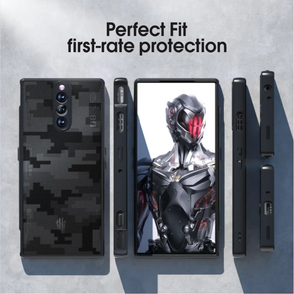 ZTE nubia Red Magic 8 Pro/8 Pro Plus/8S Pro - IBMRS Camouflage Shockproof Transparent Matte Phone Case - Image 11