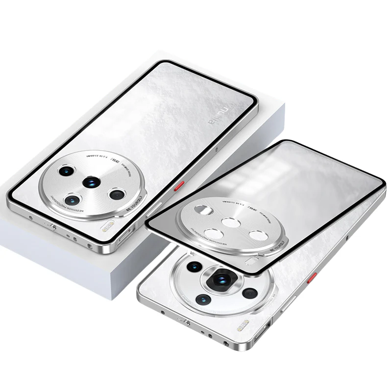 ZTE Nubia Z60s Pro Metal Frame Matte Shockproof Phone Case with Snap Lock - Image 3